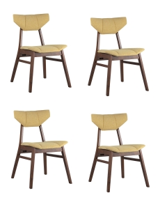Комплект из четырех стульев TOR 4 Желтый